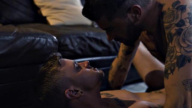 Taboo stepbrother barebacked by top stud with tattoos