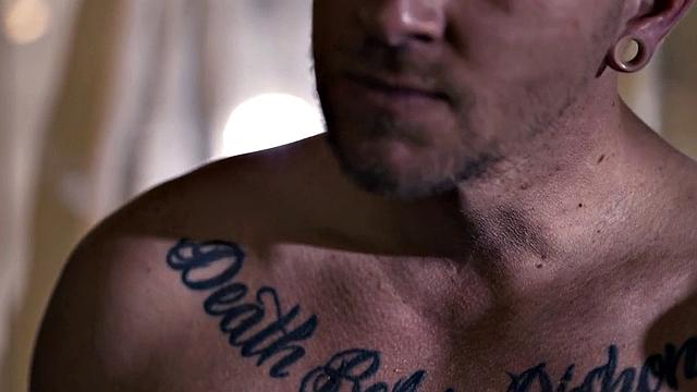 Taboo stepbrother barebacked by top stud with tattoos