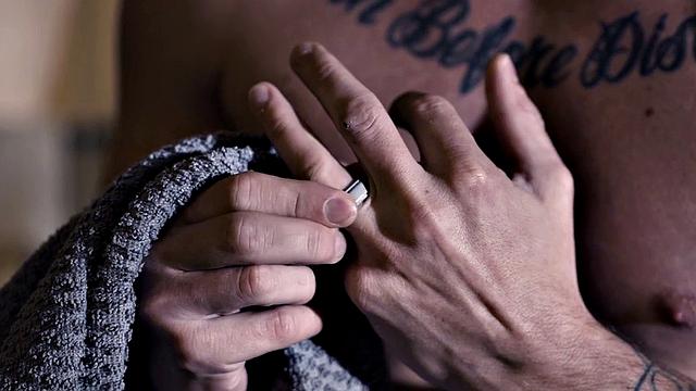 Taboo stepbrother barebacked by top stud with tattoos