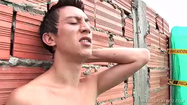 Alex and Mateo are Latin construction workers who have been giving each other the eye for several weeks. The boss needs a couple of guys to work overtime and both volunteer, knowing they will be the only ones on site.