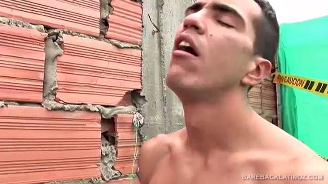 Alex and Mateo are Latin construction workers who have been giving each other the eye for several weeks. The boss needs a couple of guys to work overtime and both volunteer, knowing they will be the only ones on site.