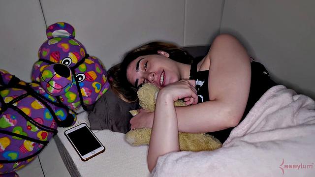 Teen submits to her powerful dom