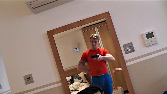 Scurvy Brit wench fucked hard and jizzed on in FFM