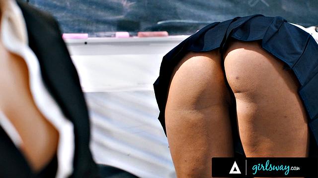 GIRLSWAY - Naughty Ritchie Gets DISCIPLINED In Detention After Teasing Teacher Valentina Nappi