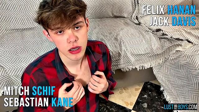 Dick Addict Needs More - Part 1 - Jack Davis, Mitch Schif, Felix Hanan, Sebastian Kane