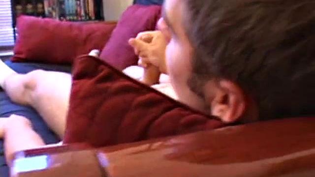 Adam Turner strokes his cock solo