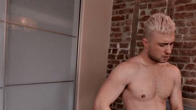 Bisexual bigboobs babe rides hard cock in MMF 3-way