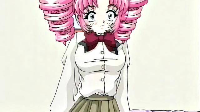 Cartoon teen with massive tits rides hard cock in POV