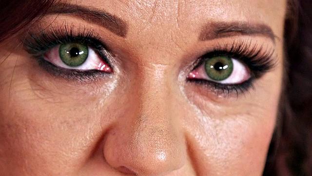 She's a busty woman who loves to watch you jack