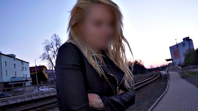 Busty oiled MILF pickedup and fucked in sex confessions van