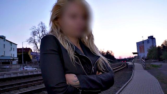 Busty oiled MILF pickedup and fucked in sex confessions van