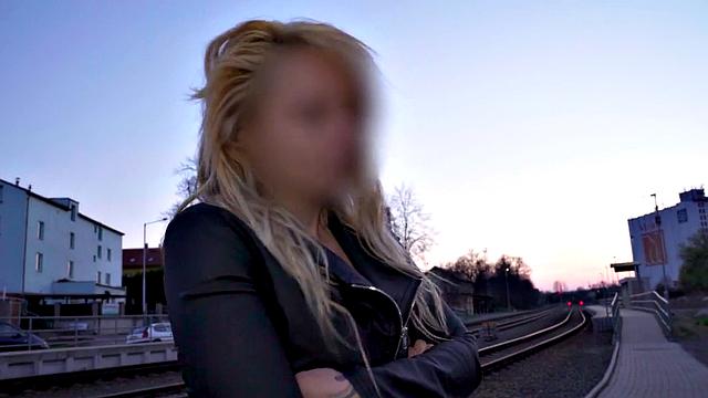 Busty oiled MILF pickedup and fucked in sex confessions van