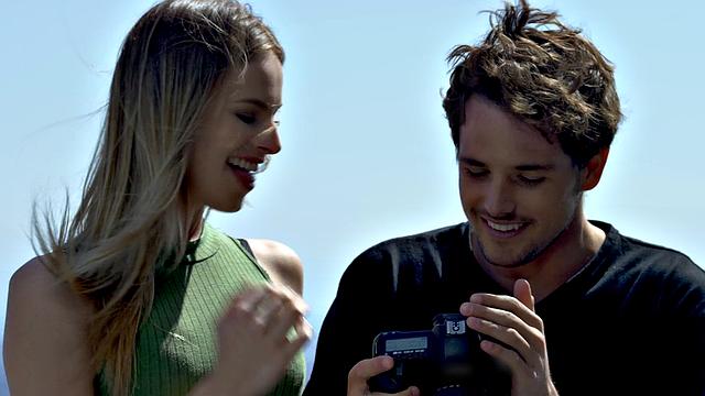 Get ready for a wild photoshoot with kissing, deepthroating, and wild cowgirl action!