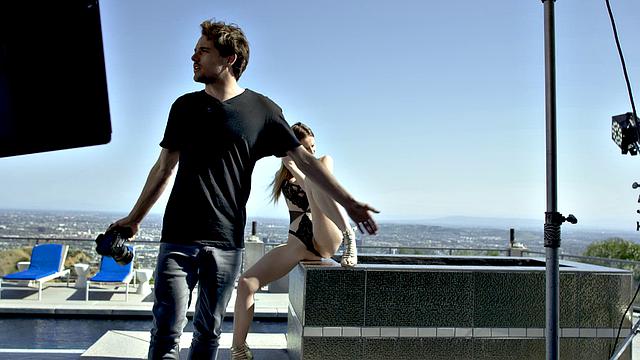 Get ready for a wild photoshoot with kissing, deepthroating, and wild cowgirl action!