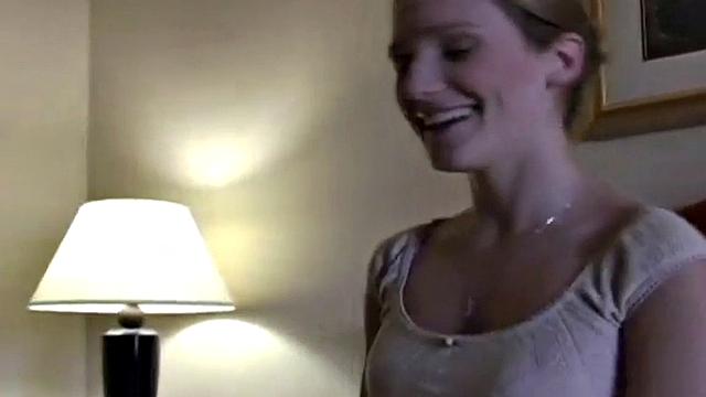 Cum hungry teen whore gets on her knees