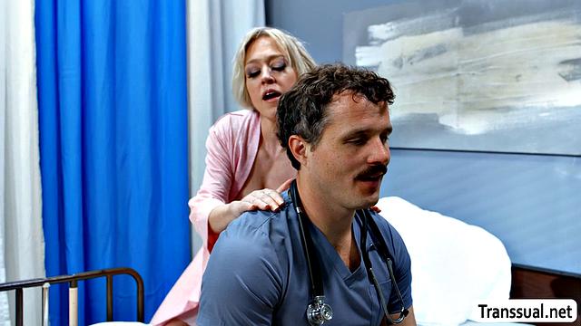 My MILF patient was caught riding a nurse's dick