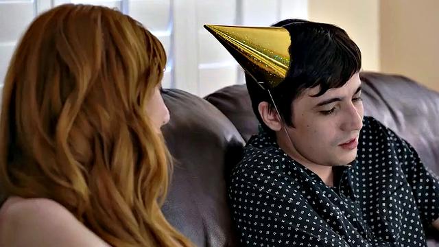 Blonde busty pornstar with huge boobs have sex with big dick