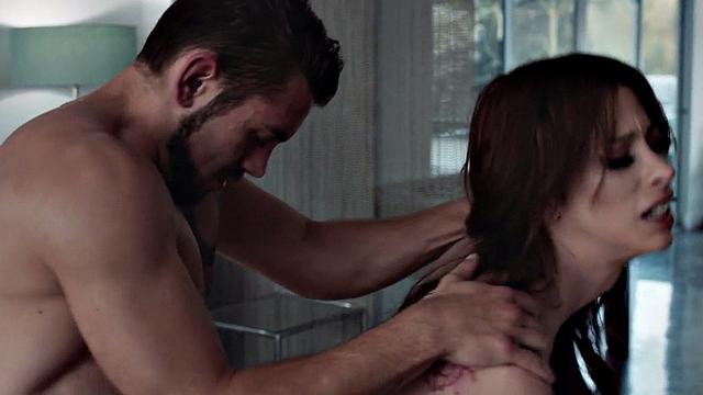 Transsexual drilled by nice dick in anal hole