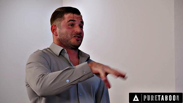 PURE TABOO Furious Boss Catches Cleaner Kenna James in Filthy Affair With Janitor In His Office