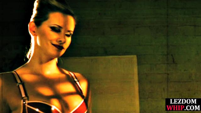 Dungeon lezdom electrosex with women