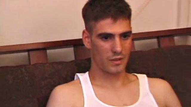 These friends have been through a lot together, and now they are going to jerk off. Apparently these boys are happy to do it, so side-by-side they sit and wank off for your viewing pleasure.