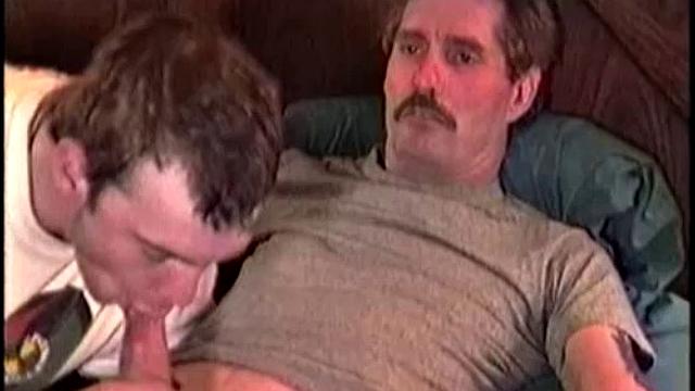 Freddy is a streetwise, doper, boozer, thief and conman. He brought his little sidekick to show off how well he sucks dick. Freddy has a pregnant wife at home, but from what I hear, it's Mike that gets most of the cock and cum.