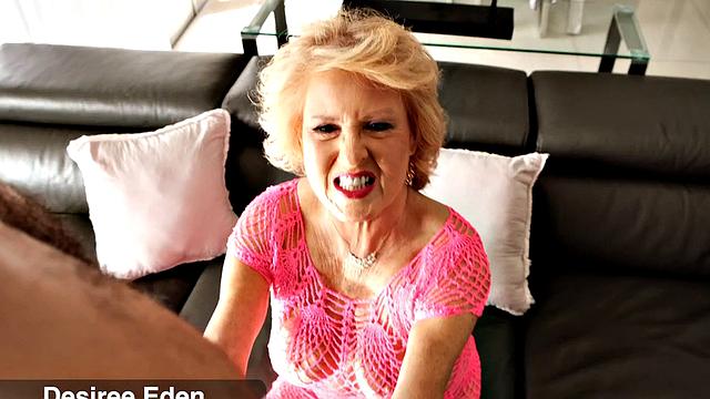 77-Year-old Desiree Eden Sucking and Fucking Today