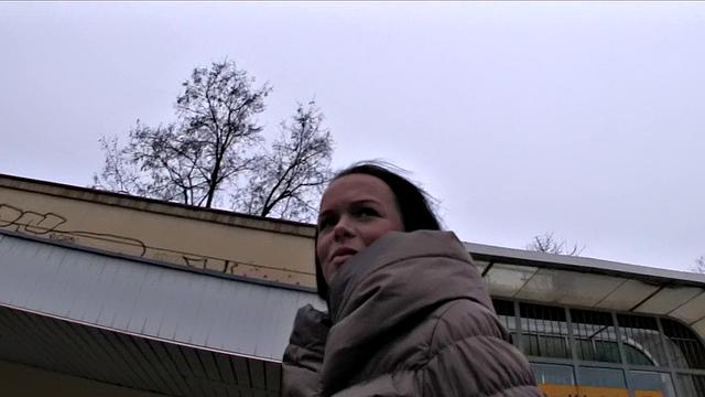 Babe Without Train Ticket Tastes Fake Agent's Cock