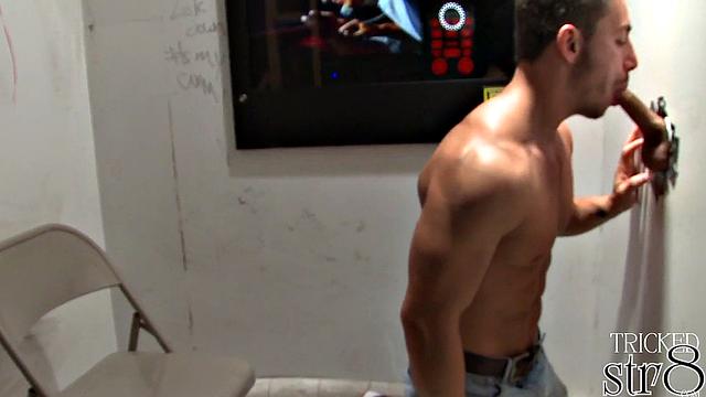 Bald straight guy gives in to a hung gay lover's deep oral and hard cock