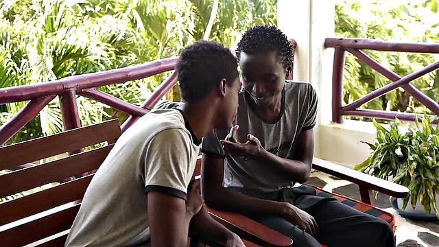 Newbie twink from Africa gets plowed in at home