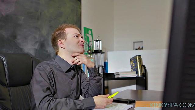 Teen Iris Ivy makes a trade with the TA for a better grade