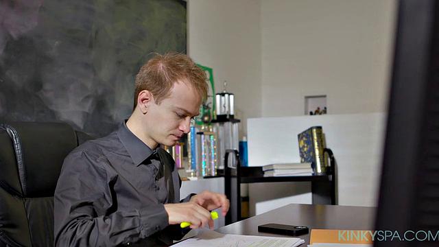 Teen Iris Ivy makes a trade with the TA for a better grade