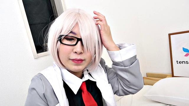 Kyoko Mikami with huge tits is back for more hot sexy fun in costume