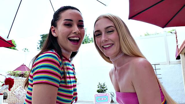 Tongue with Emma And Aria