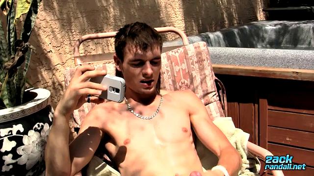 Hung Uncut Guy Jerking Off In the Sun! - Adam Hess