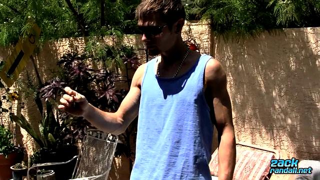 Hung Uncut Guy Jerking Off In the Sun! - Adam Hess