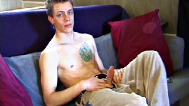 Young Shane Jerking Cock