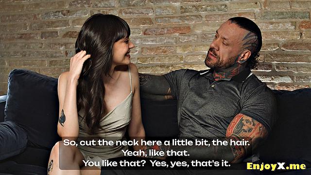 Ink-covered sweetheart with a smooth-shaven honeypot rides her cowboy for a rimming, sixty-nine and cum munching - impressive HD porn!