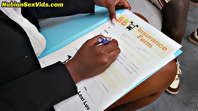 Lingerie ladyboss riding BBC