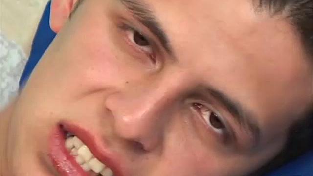 Young Estrban is getting naked, with only one goal on his mind, to cum all over his chest and eat some of it. After the clothes are gone, this skinny and smooth Latin twink strokes up a boner and fingers his little ass