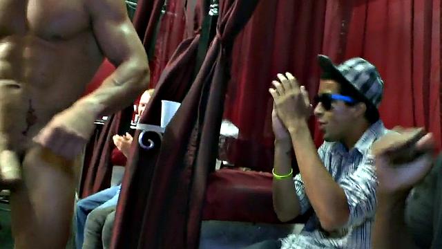 Jocks deepthroating stripper cock