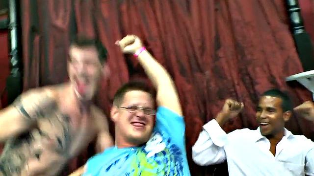 Jocks deepthroating stripper cock