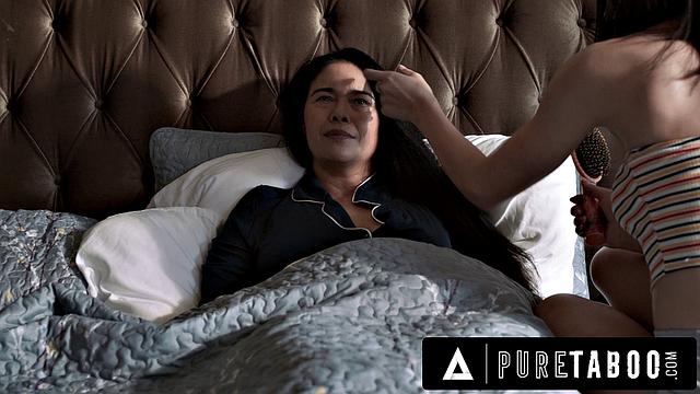PURE TABOO Pervert Dana Vespoli Watches Ex Fuck Her Obedient Stepdaughter Kylie Rocket