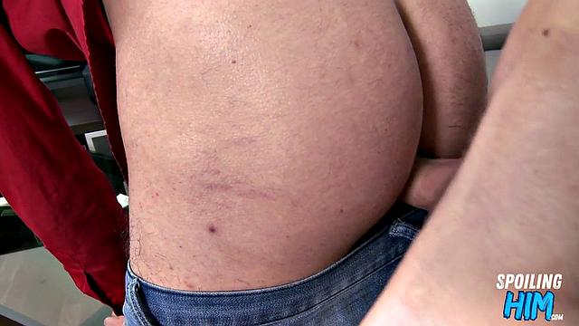 Amateur twunk drilled at casting