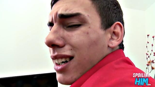 Amateur twunk drilled at casting