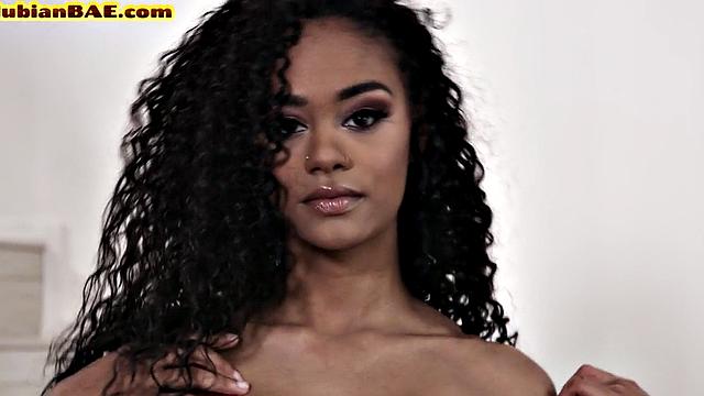 Round petite Nubian babe got smashed after facesitting