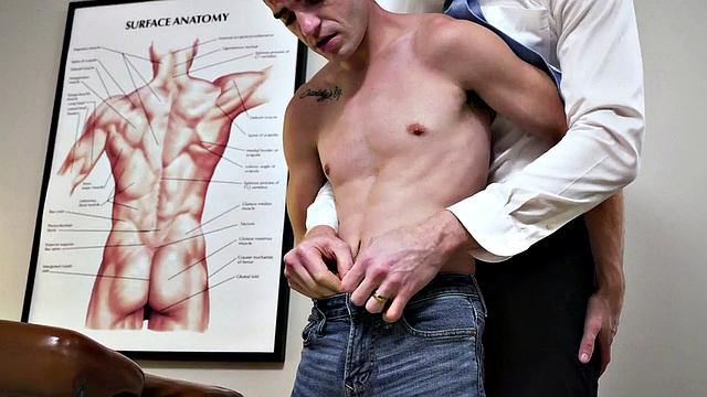 Petite twink by doctor during ultrasound