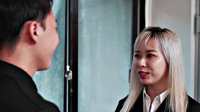 Dominant Boss Lady Takes Advantage Of Male Office Worker