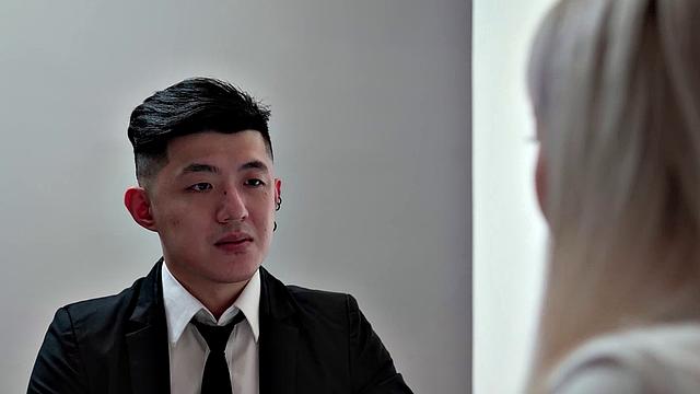 Dominant Boss Lady Takes Advantage Of Male Office Worker