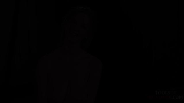 Sub blonde analtoyed by master